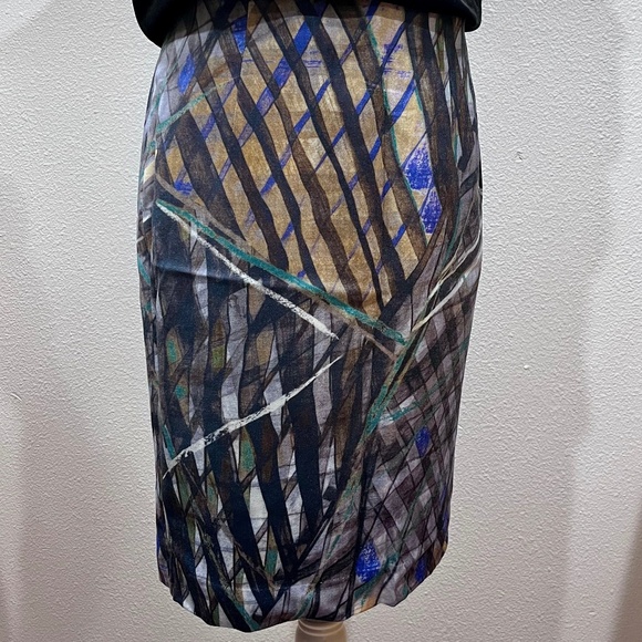 HUGO BOSS Wool Pencil Skirt the Woods Warm Soft with Slit Size 6 - Picture 2 of 12